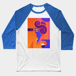 Colorful Unique Surreal Art Baseball T-Shirt